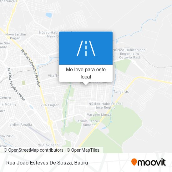 Rua João Esteves De Souza mapa