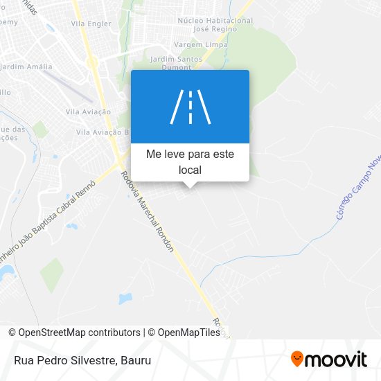 Rua Pedro Silvestre mapa