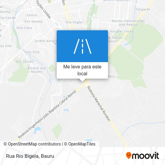 Rua Rio Bigela mapa