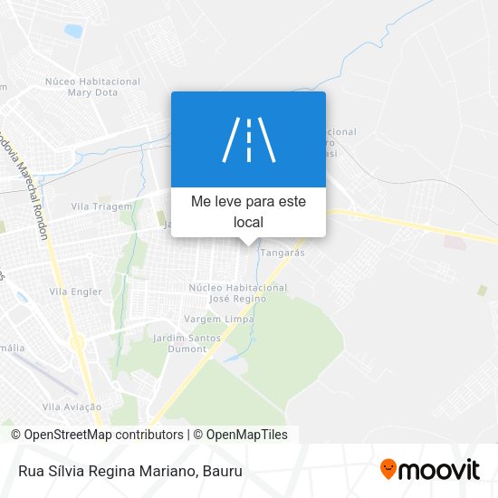 Rua Sílvia Regina Mariano mapa