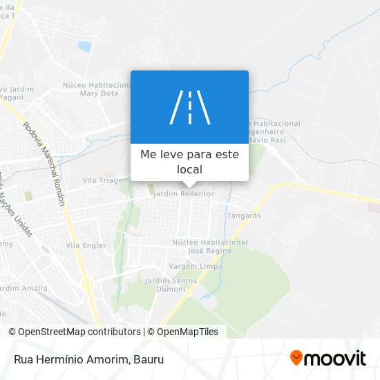 Rua Hermínio Amorim mapa
