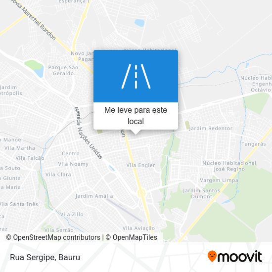 Rua Sergipe mapa