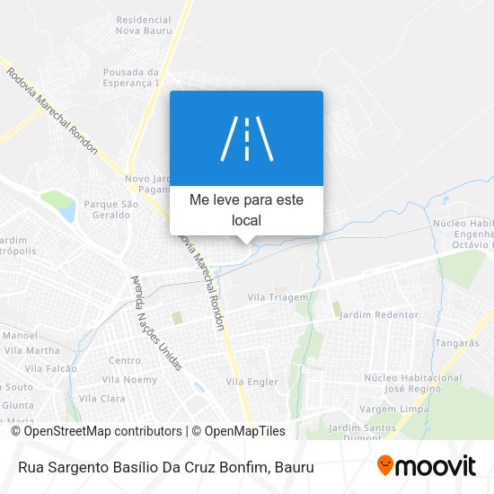 Rua Sargento Basílio Da Cruz Bonfim mapa