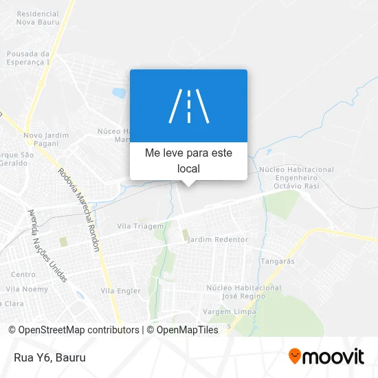 Rua Y6 mapa