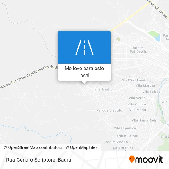 Rua Genaro Scriptore mapa
