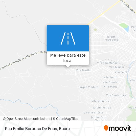 Rua Emília Barbosa De Frias mapa