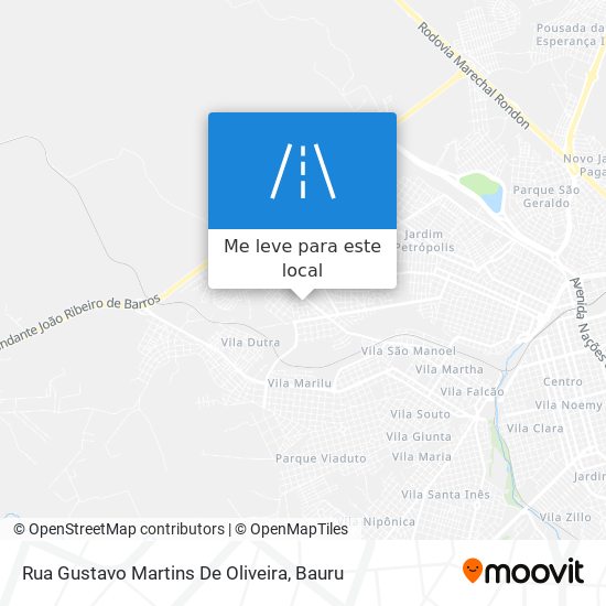 Rua Gustavo Martins De Oliveira mapa