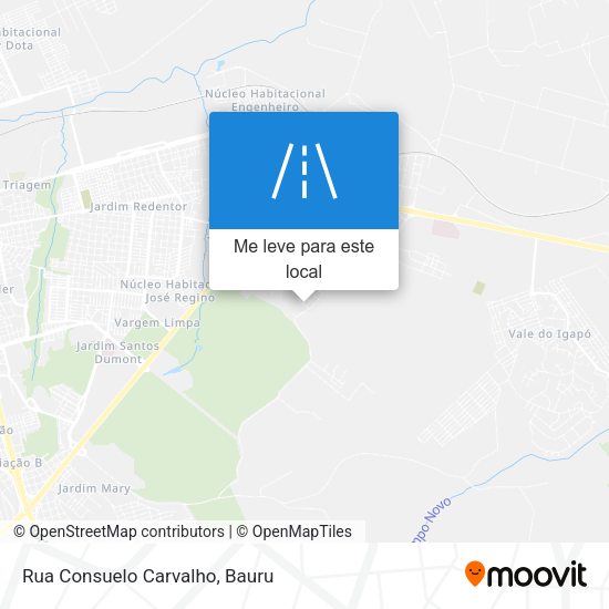 Rua Consuelo Carvalho mapa