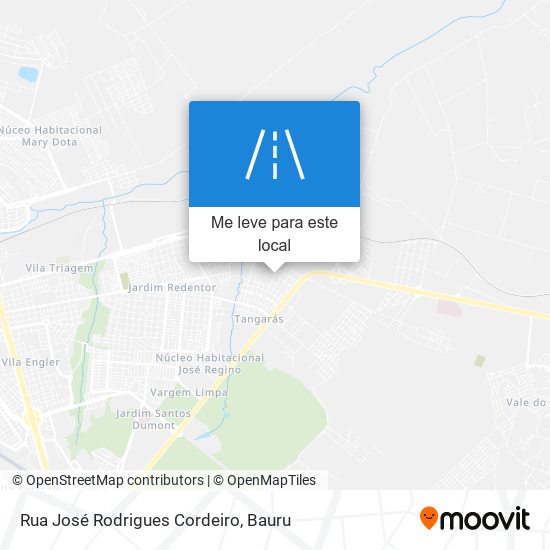 Rua José Rodrigues Cordeiro mapa