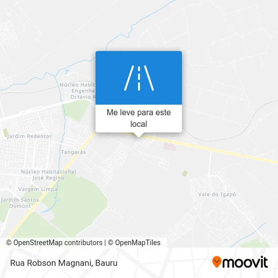Rua Robson Magnani mapa