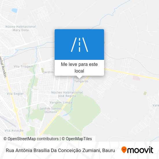 Rua Antônia Brasília Da Conceição Zumiani mapa