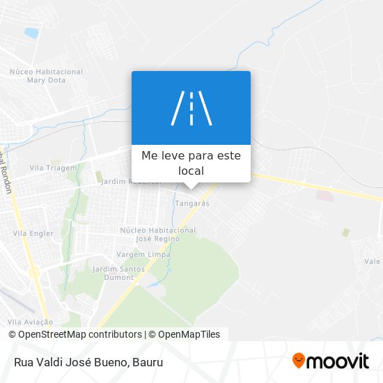 Rua Valdi José Bueno mapa