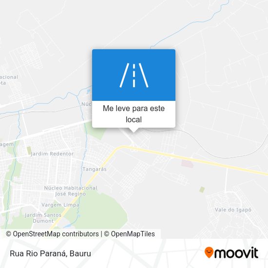 Rua Rio Paraná mapa