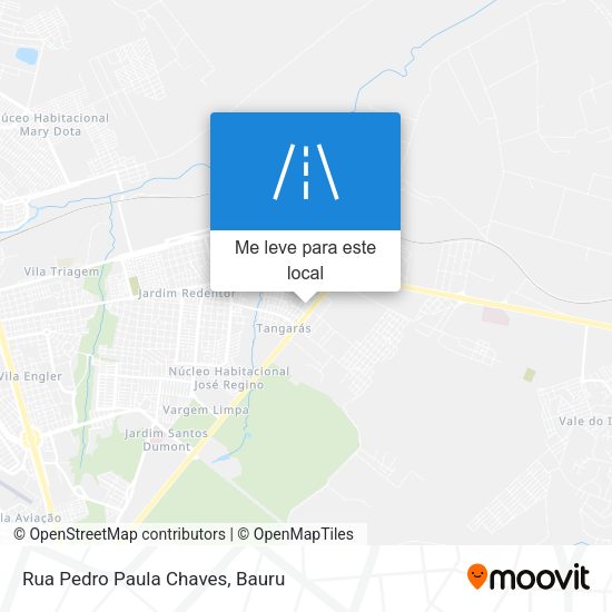 Rua Pedro Paula Chaves mapa