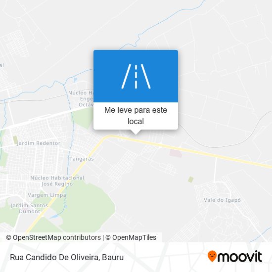 Rua Candido De Oliveira mapa