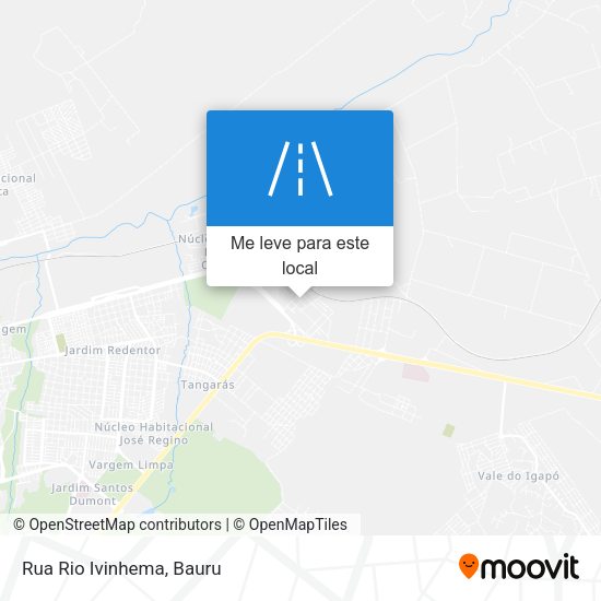 Rua Rio Ivinhema mapa