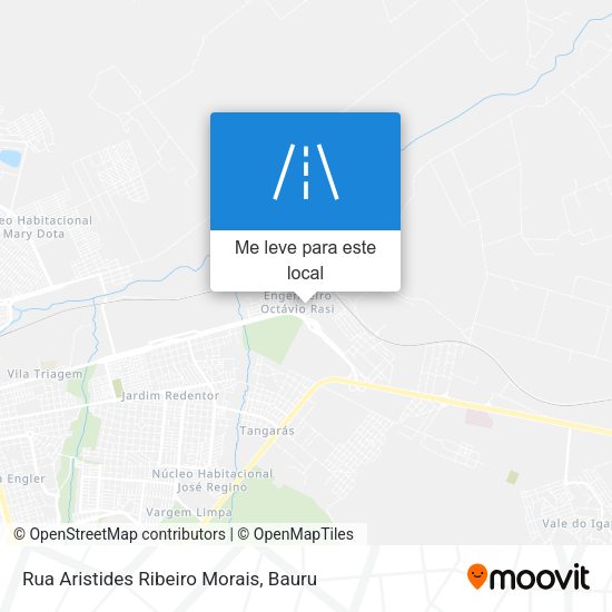 Rua Aristides Ribeiro Morais mapa