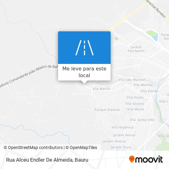 Rua Alceu Endler De Almeida mapa