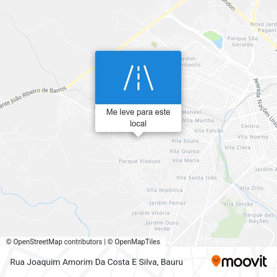 Rua Joaquim Amorim Da Costa E Silva mapa