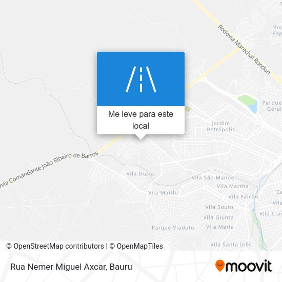 Rua Nemer Miguel Axcar mapa