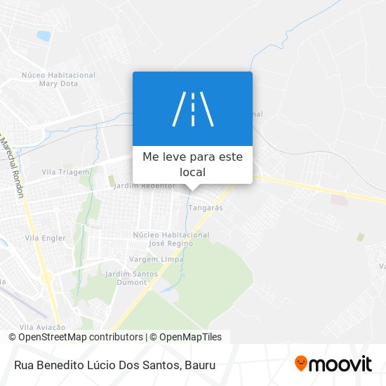 Rua Benedito Lúcio Dos Santos mapa