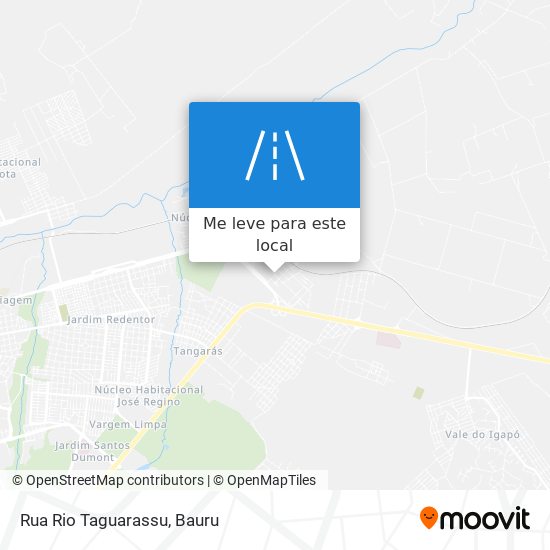 Rua Rio Taguarassu mapa