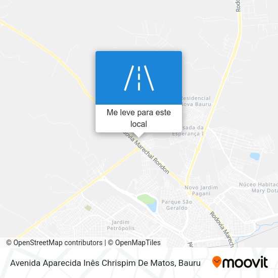 Avenida Aparecida Inês Chrispim De Matos mapa