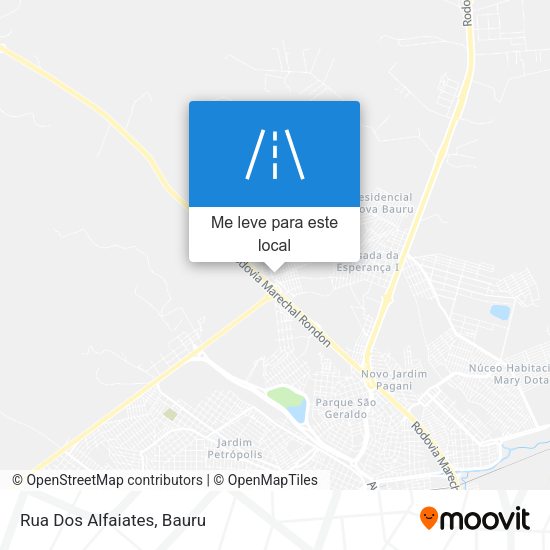 Rua Dos Alfaiates mapa