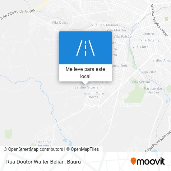 Rua Doutor Walter Belian mapa