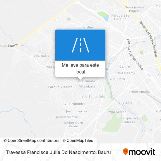 Travessa Francisca Júlia Do Nascimento mapa