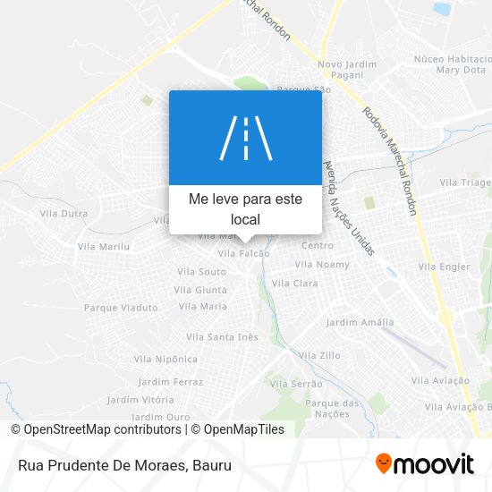 Rua Prudente De Moraes mapa