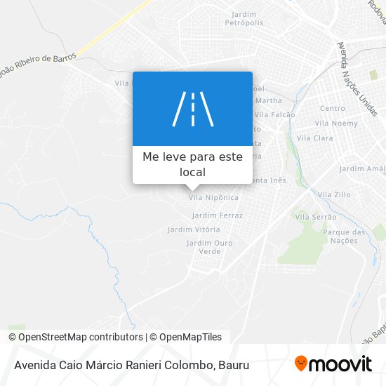 Avenida Caio Márcio Ranieri Colombo mapa