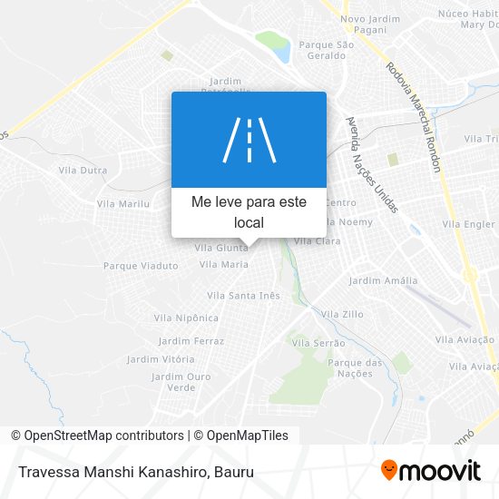 Travessa Manshi Kanashiro mapa