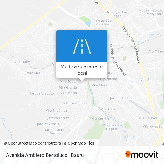Avenida Ambleto Bertolucci mapa