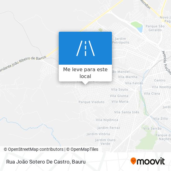 Rua João Sotero De Castro mapa