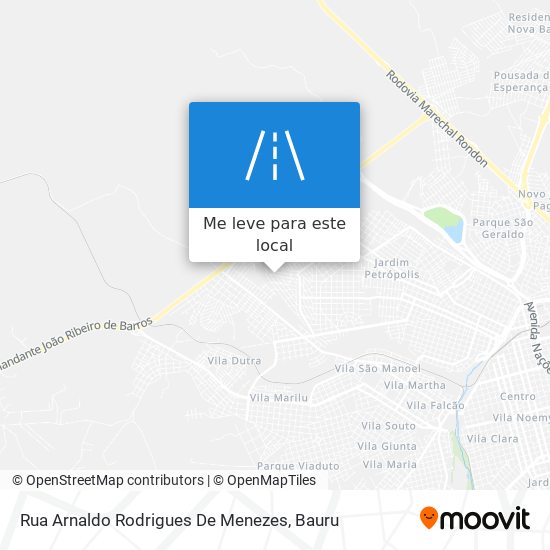 Rua Arnaldo Rodrigues De Menezes mapa
