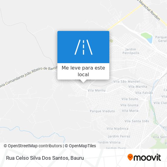 Rua Celso Silva Dos Santos mapa