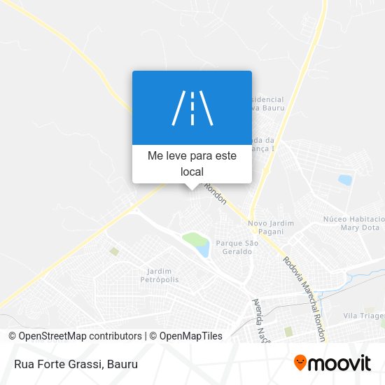 Rua Forte Grassi mapa