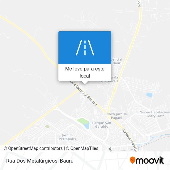 Rua Dos Metalúrgicos mapa