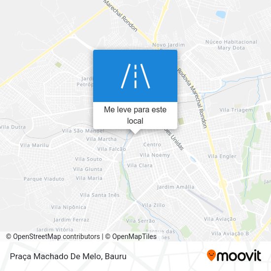 Praça Machado De Melo mapa