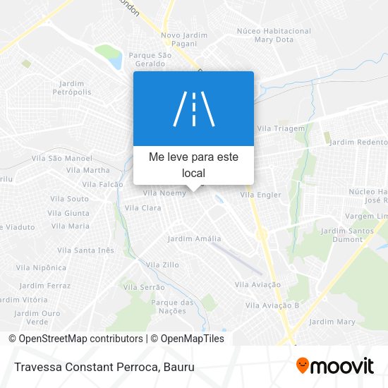 Travessa Constant Perroca mapa
