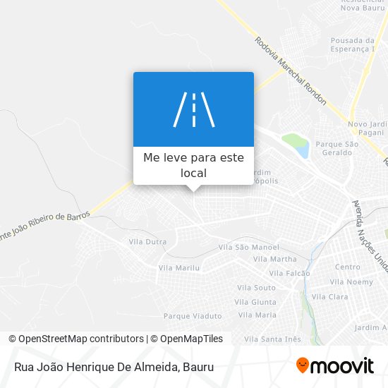 Rua João Henrique De Almeida mapa