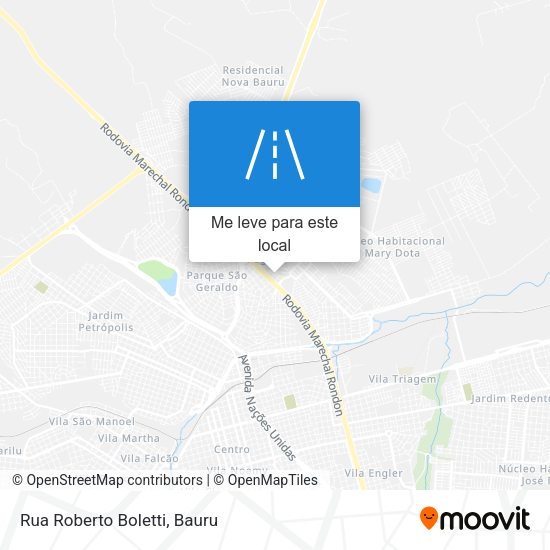 Rua Roberto Boletti mapa