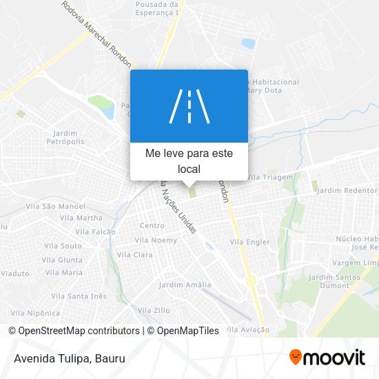 Avenida Tulipa mapa