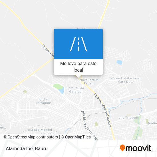 Alameda Ipê mapa