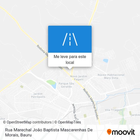 Rua Marechal João Baptista Mascarenhas De Morais mapa