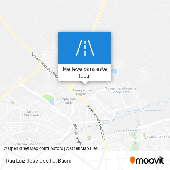 Rua Luiz José Coelho mapa