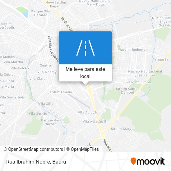 Rua Ibrahim Nobre mapa