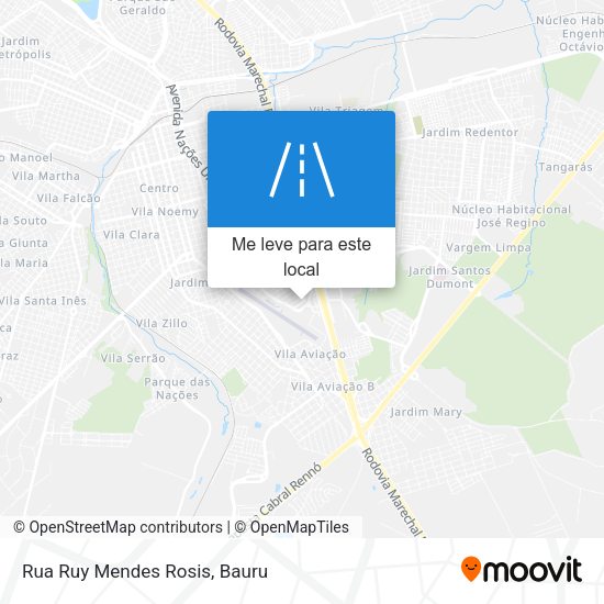 Rua Ruy Mendes Rosis mapa