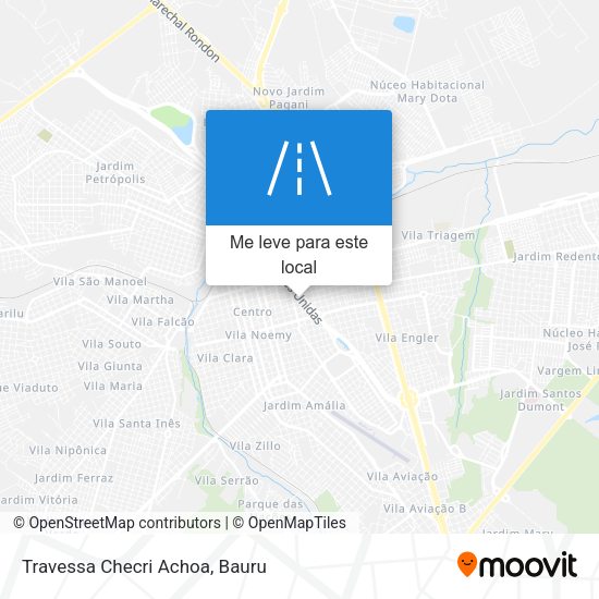 Travessa Checri Achoa mapa